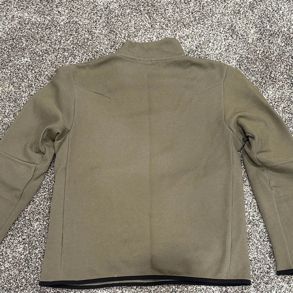 Nike Olive Green Quarter-Zip Sweatshirt